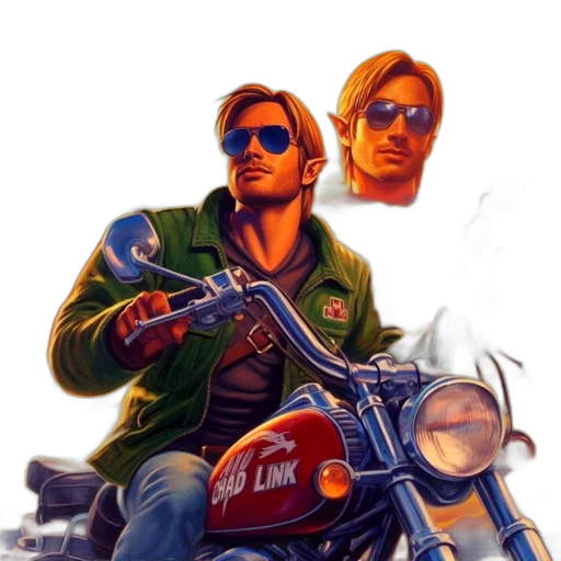 jacket, concept art, comic book art, pixel art transparent PNG cut-out