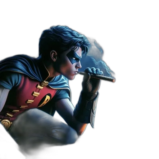 comic book art, concept art, watercolor, fantasy art transparent PNG cut-out