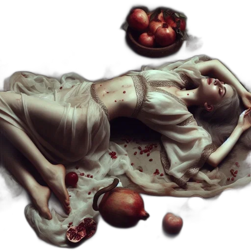 food, dress, concept art, photorealistic transparent PNG cut-out