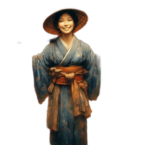 staff, face, hat, umbrella transparent PNG cut-out
