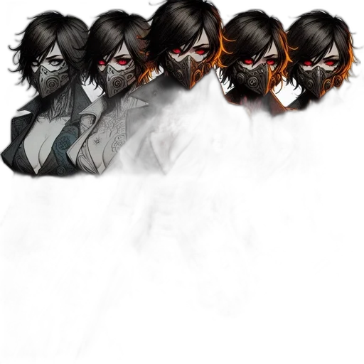 mask, face, staff, concept art transparent PNG cut-out