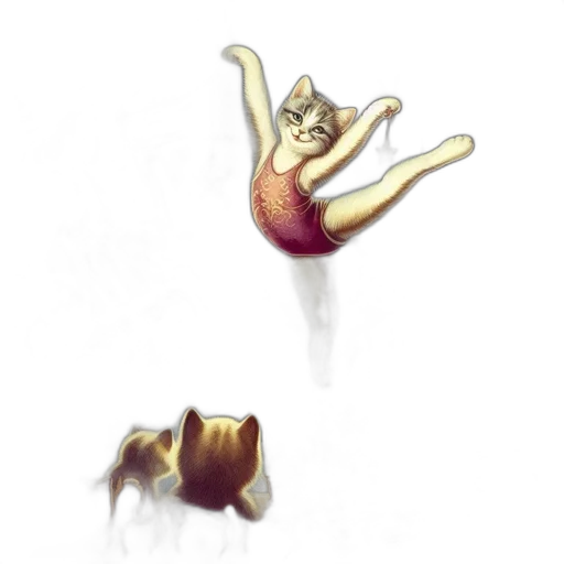 creature, hair, crown, shoes transparent PNG cut-out