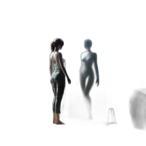 dress, robot, creature, jewelry transparent PNG cut-out