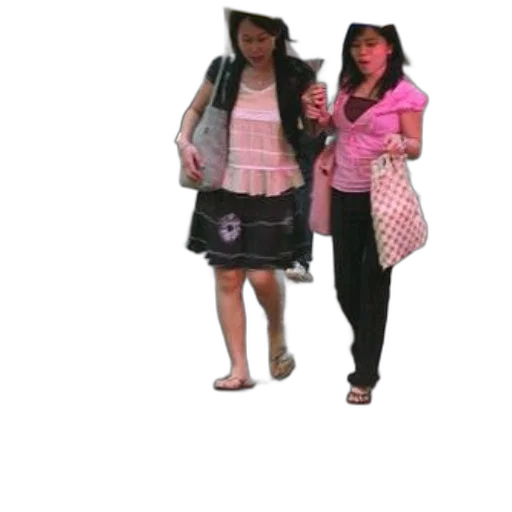 dress, umbrella, jacket, staff transparent PNG cut-out