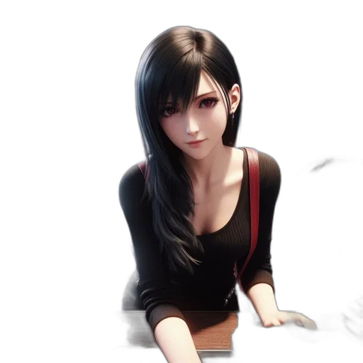 face, dress, robot, 3d render transparent PNG cut-out