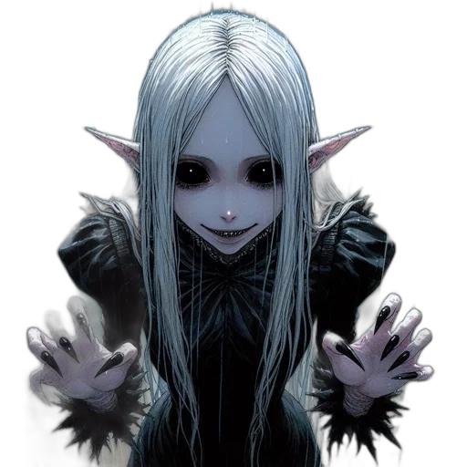 creature, mask, face, staff transparent PNG cut-out