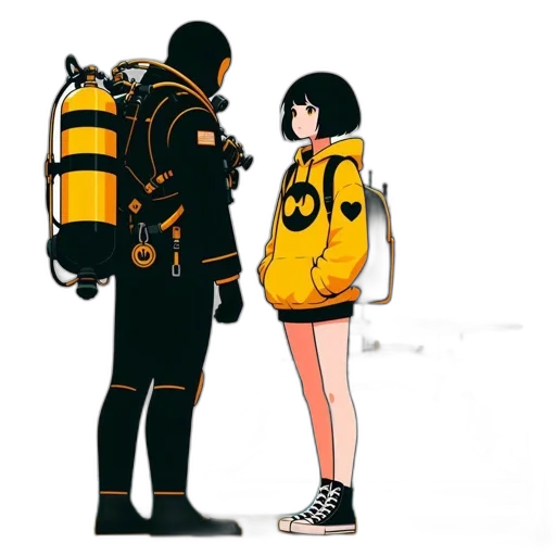jacket, robot, animal, concept art transparent PNG cut-out