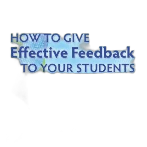 effective, feedback, students, poster transparent PNG cut-out
