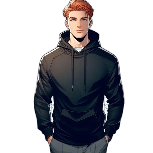 jacket, staff, cartoon, pixel art transparent PNG cut-out