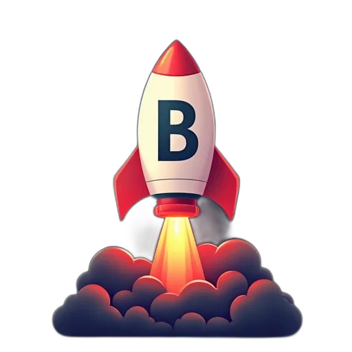 3d render, concept art, outer space, rocket transparent PNG cut-out