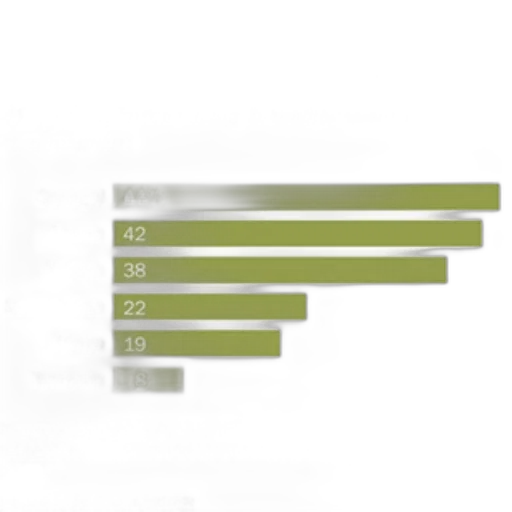 green, earth tones, chart, shows transparent PNG cut-out