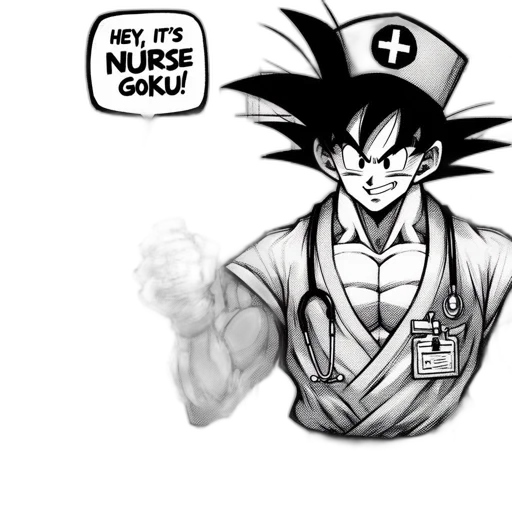comic book art, concept art, cartoon, anime transparent PNG cut-out
