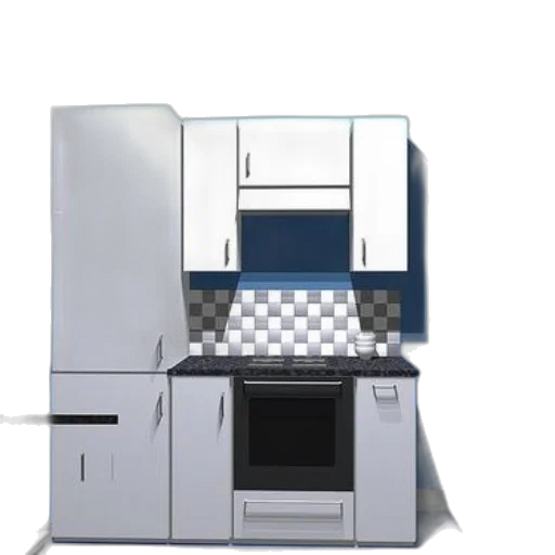 robot, 3d render, modern, kitchen transparent PNG cut-out
