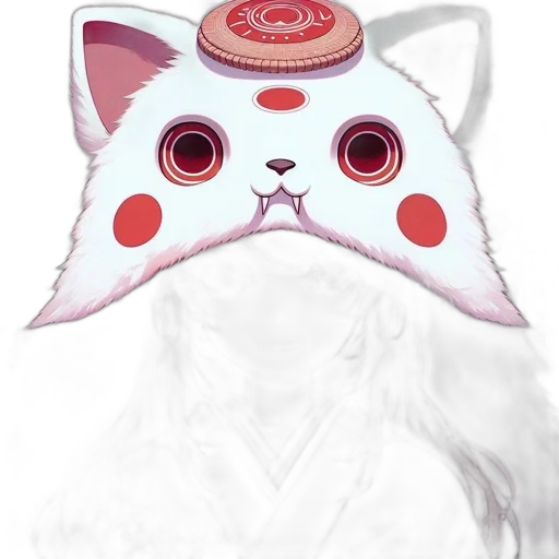 hat, mask, staff, face transparent PNG cut-out