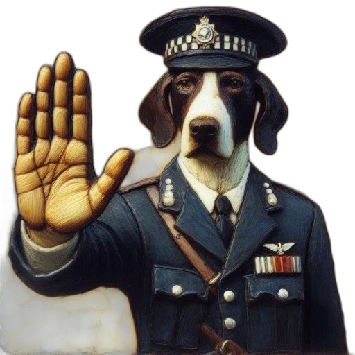 staff, mask, animal, photorealistic transparent PNG cut-out