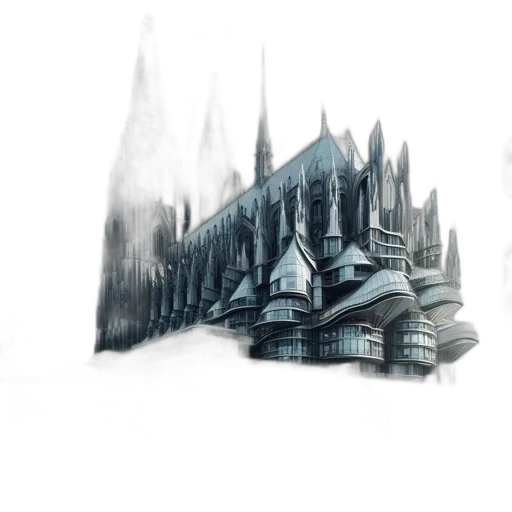 concept art, fantasy art, 3d render, photorealistic transparent PNG cut-out