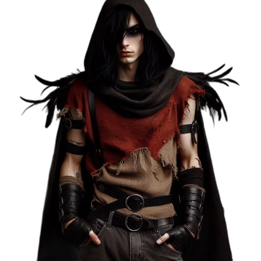 staff, mask, jacket, concept art transparent PNG cut-out
