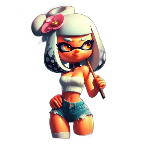 dress, weapon, staff, hat transparent PNG cut-out