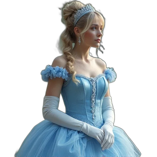 dress, concept art, 3d render, fantasy art transparent PNG cut-out
