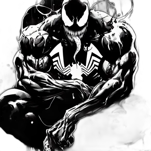 mask, creature, animal, comic book art transparent PNG cut-out