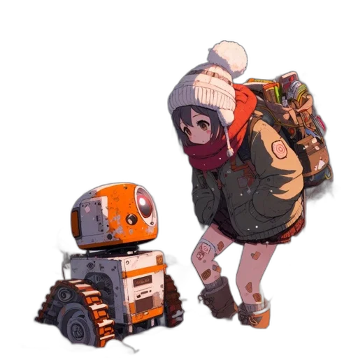 robot, jacket, animal, creature transparent PNG cut-out