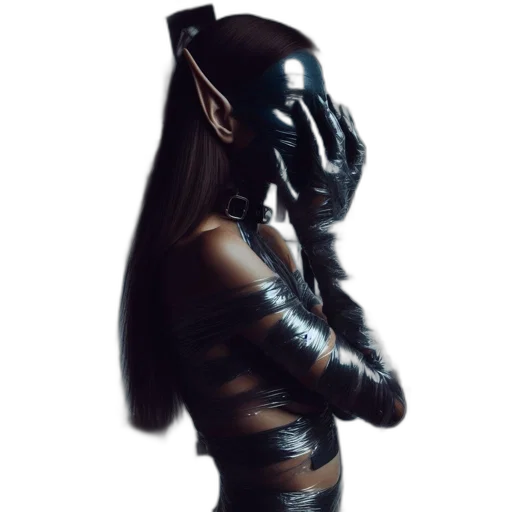 mask, creature, dress, jewelry transparent PNG cut-out