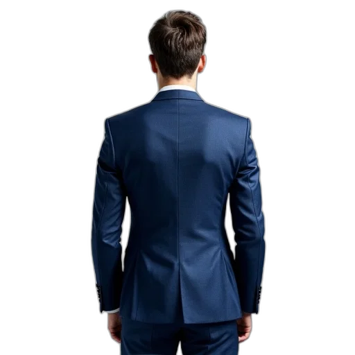 jacket, staff, dress, 3d render transparent PNG cut-out