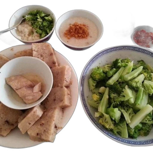 food, table, various, bowls transparent PNG cut-out
