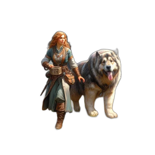 animal, staff, fantasy art, concept art transparent PNG cut-out