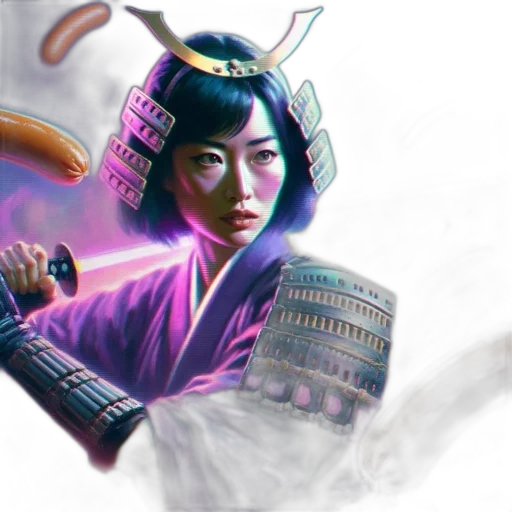 staff, concept art, fantasy art, cyberpunk transparent PNG cut-out