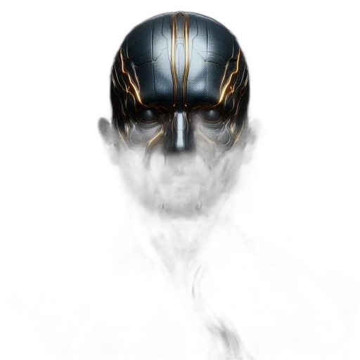 mask, robot, face, creature transparent PNG cut-out