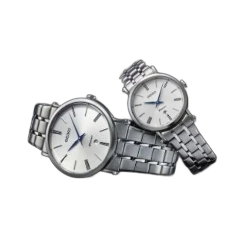 jewelry, two, seiko, watches transparent PNG cut-out