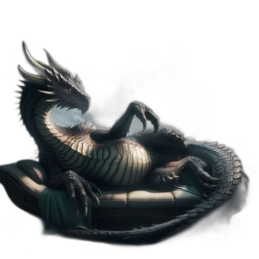 dragon, creature, animal, mask transparent PNG cut-out