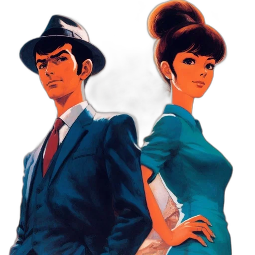 comic book art, concept art, cartoon, anime transparent PNG cut-out