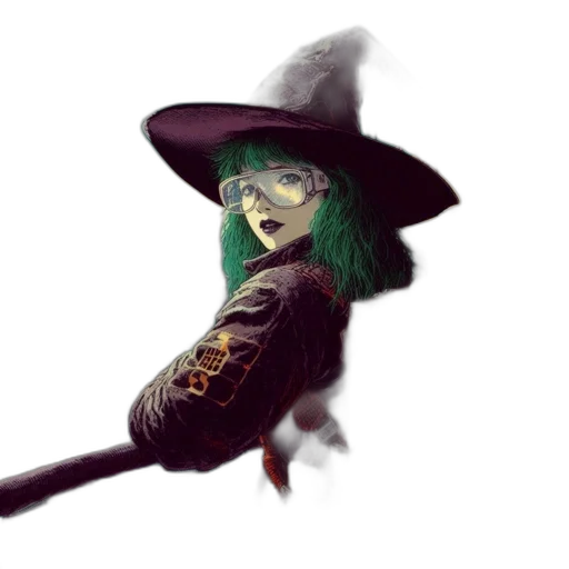 hat, staff, mask, dragon transparent PNG cut-out