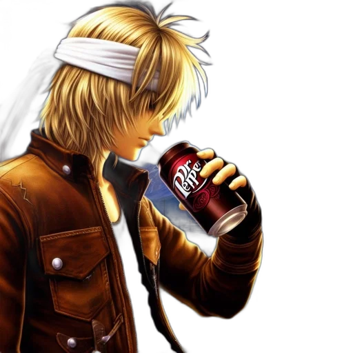 jacket, bottle, anime, concept art transparent PNG cut-out