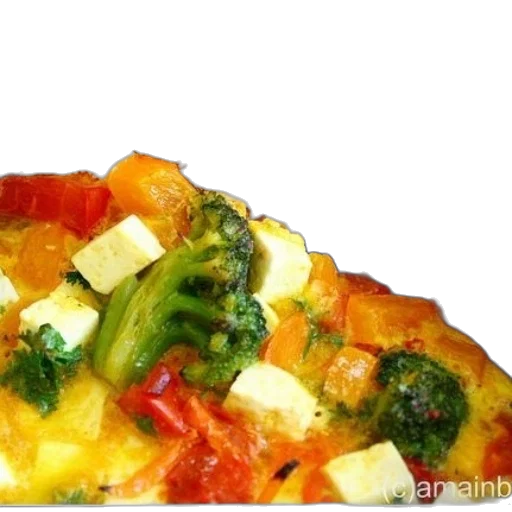 food, photorealistic, 3d render, colorful transparent PNG cut-out