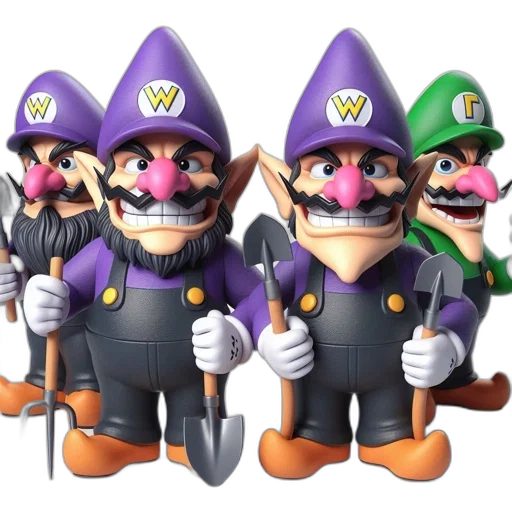 weapon, staff, crown, 3d render transparent PNG cut-out