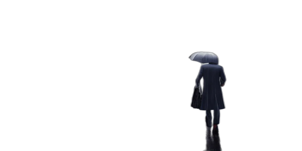 umbrella, dress, jacket, hat transparent PNG cut-out
