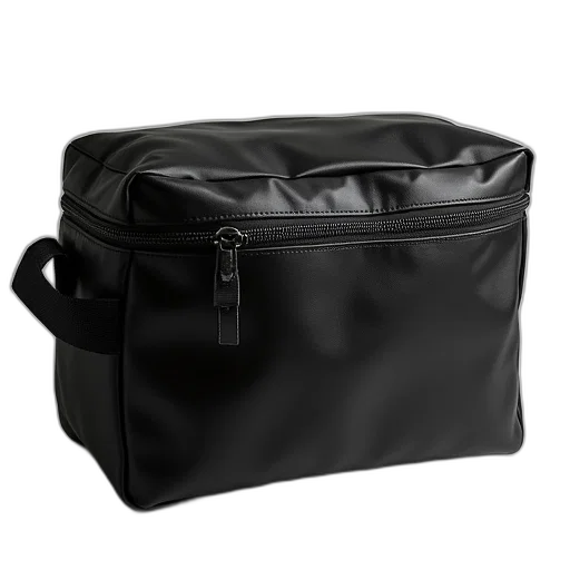 jacket, black, toilet, bag transparent PNG cut-out