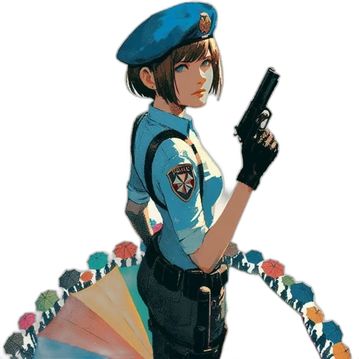 weapon, staff, jacket, umbrella transparent PNG cut-out