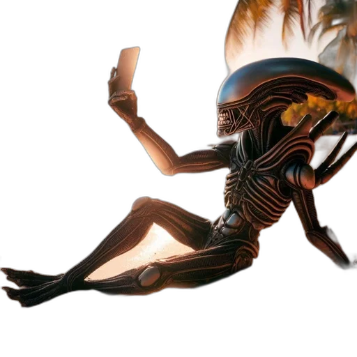 creature, animal, robot, concept art transparent PNG cut-out