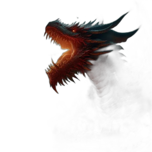 dragon, creature, mask, animal transparent PNG cut-out
