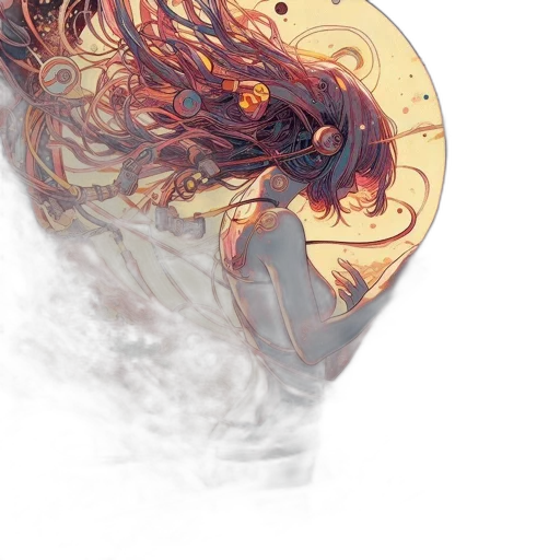 hair, mask, crown, dragon transparent PNG cut-out