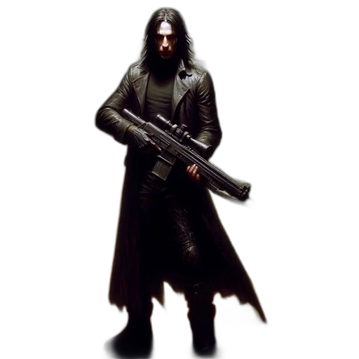 weapon, jacket, staff, sword transparent PNG cut-out