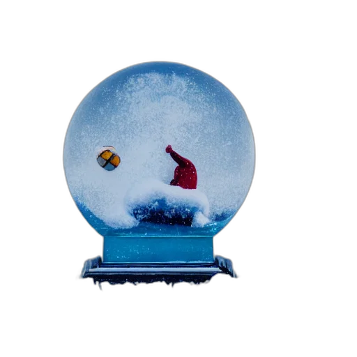 hat, 3d render, concept art, snow transparent PNG cut-out