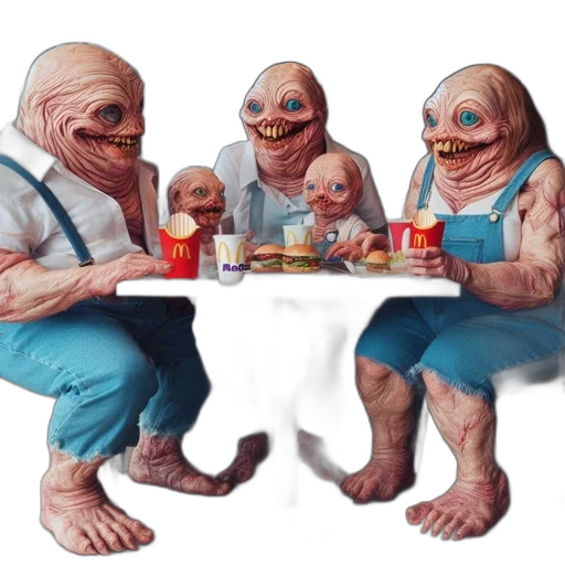 creature, food, mask, face transparent PNG cut-out