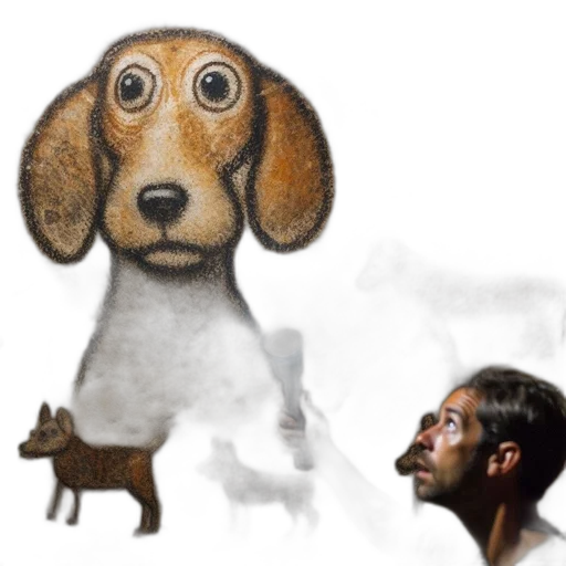animal, concept art, watercolor, photorealistic transparent PNG cut-out