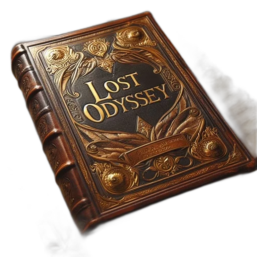 vintage, leather-bound, book, titled transparent PNG cut-out