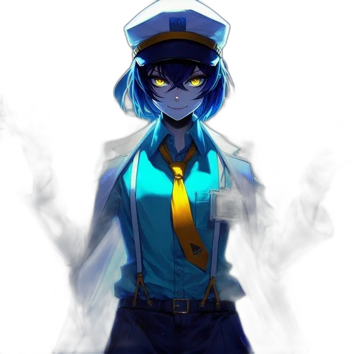 staff, robot, mask, hat transparent PNG cut-out